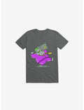 Hip Hop Hippo Charcoal Grey T-Shirt