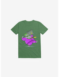 Hip Hop Hippo Kelly Green T-Shirt