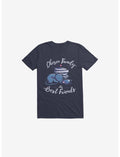 Chosen Family My Best Friends Navy Blue T-Shirt