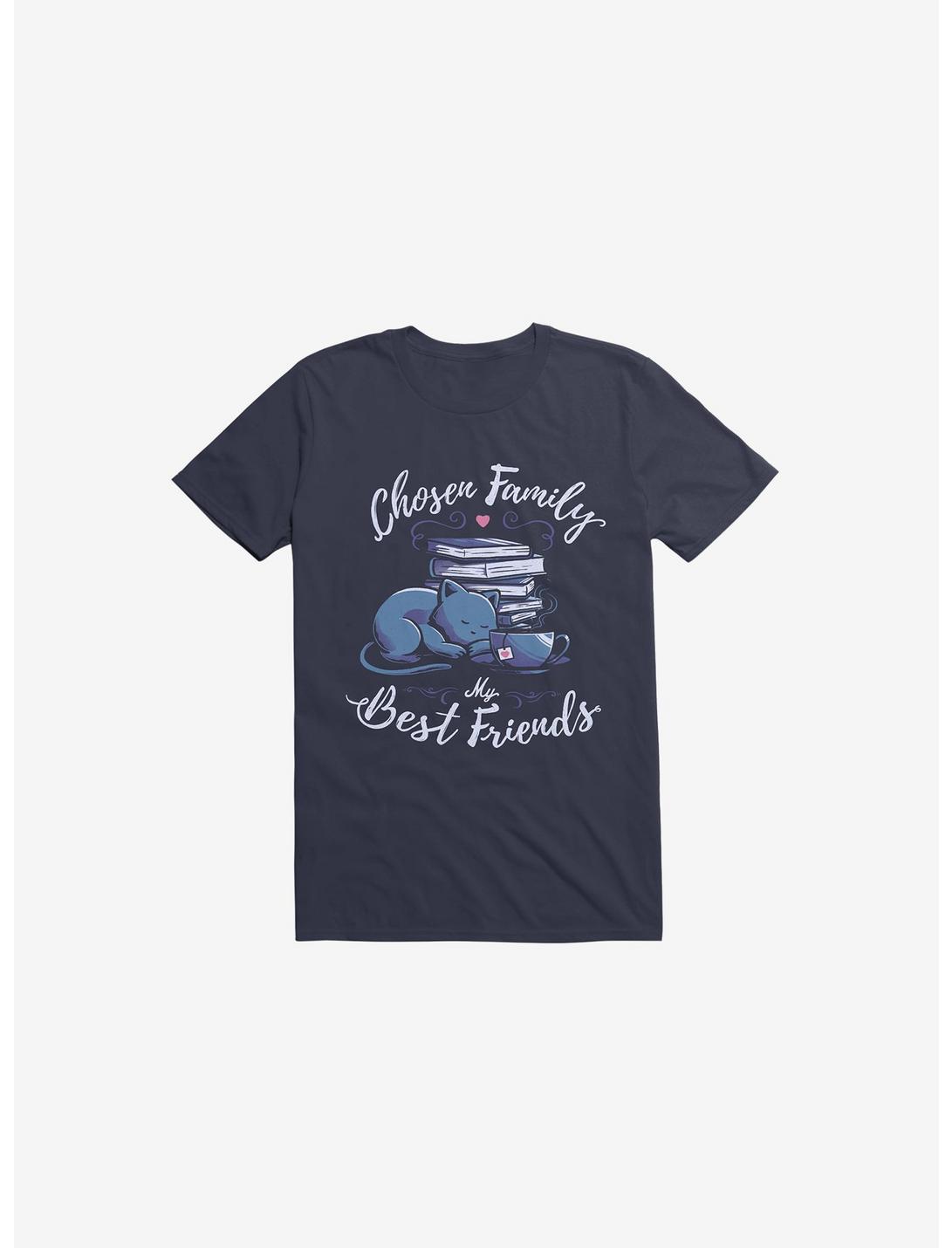 Chosen Family My Best Friends Navy Blue T-Shirt