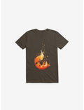 Falling Fox Brown T-Shirt