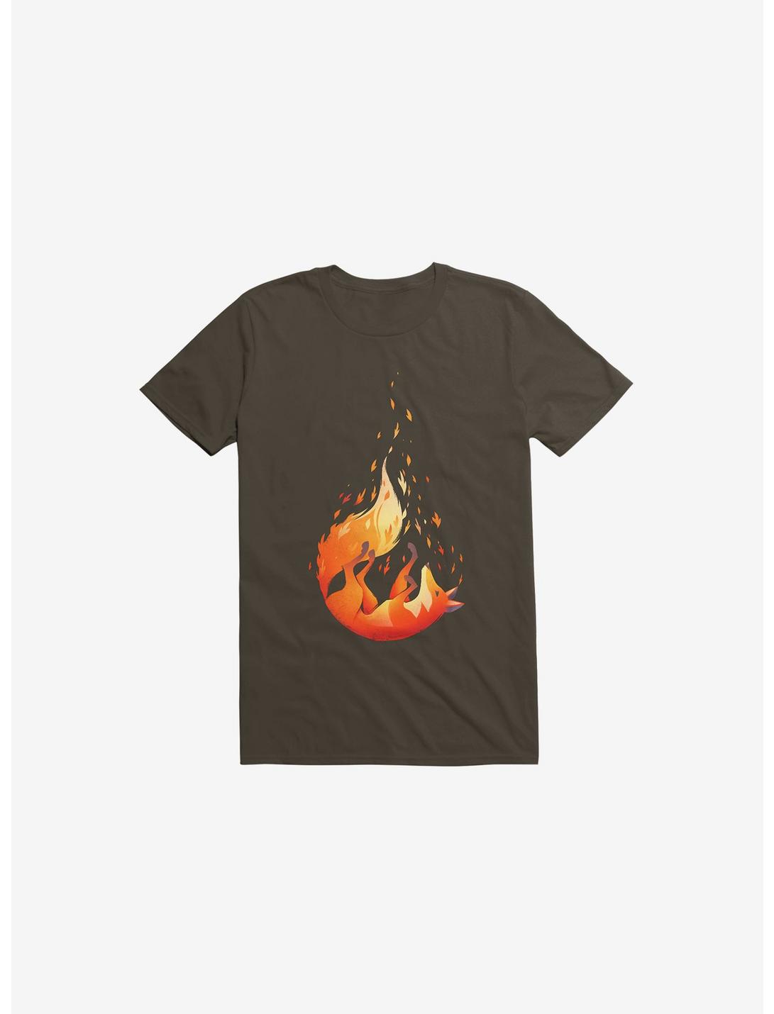 Falling Fox Brown T-Shirt