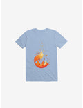 Falling Fox Light Blue T-Shirt