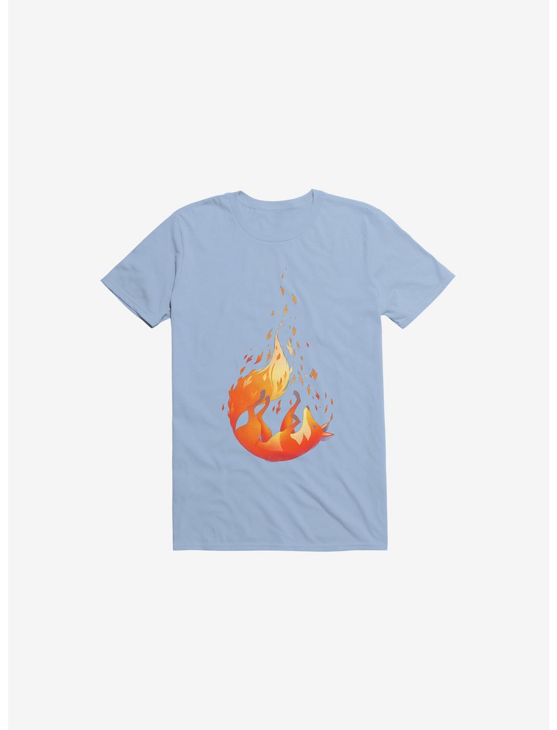 Falling Fox Light Blue T-Shirt
