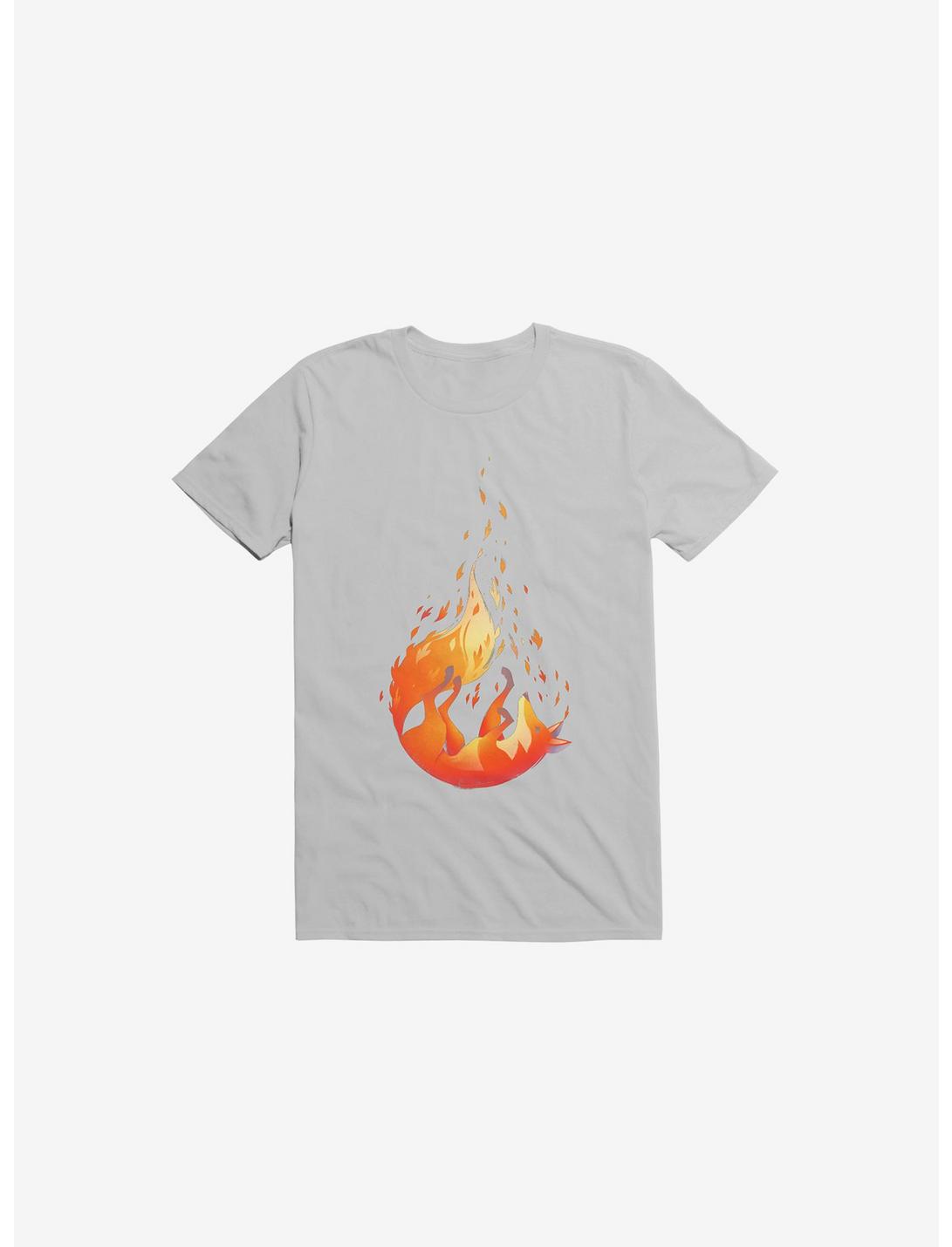 Falling Fox Ice Grey T-Shirt