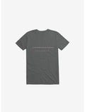 Human History Timeline Summary Charcoal Grey T-Shirt