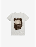 Hedgehog Book: Don't Hurt The Ones You Love White T-Shirt