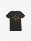Four Wise Monkeys Black T-Shirt