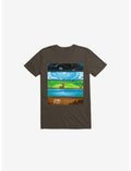 Across The Earth Brown T-Shirt