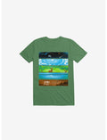 Across The Earth Kelly Green T-Shirt