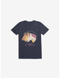 Be Yourself Unicorn Navy Blue T-Shirt
