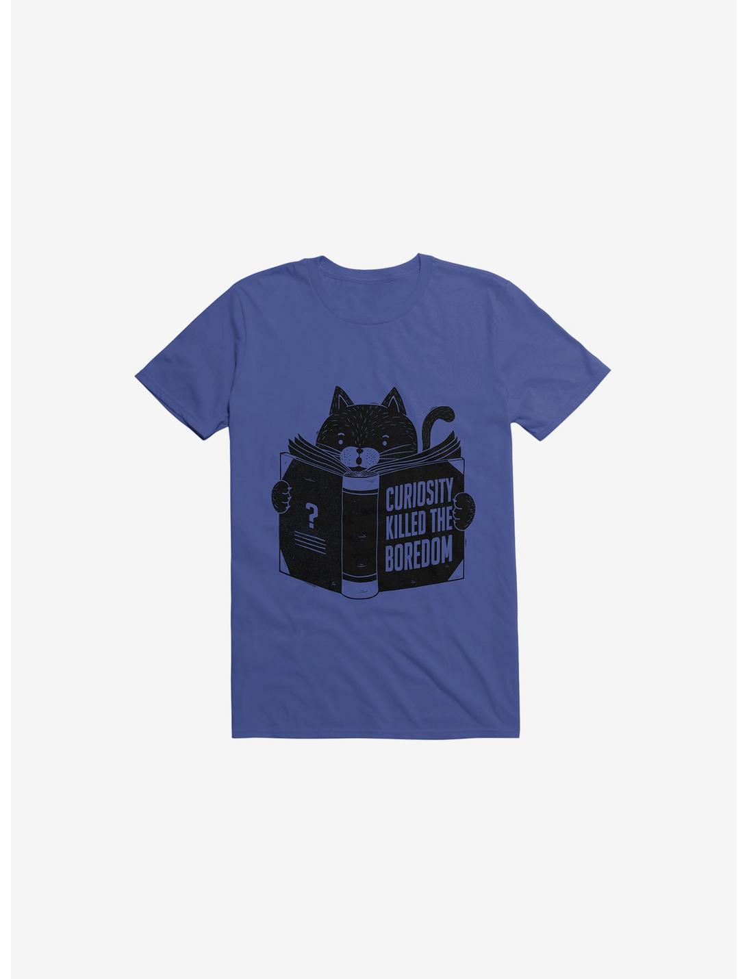 Curiosity Killed The Boredom Royal Blue T-Shirt