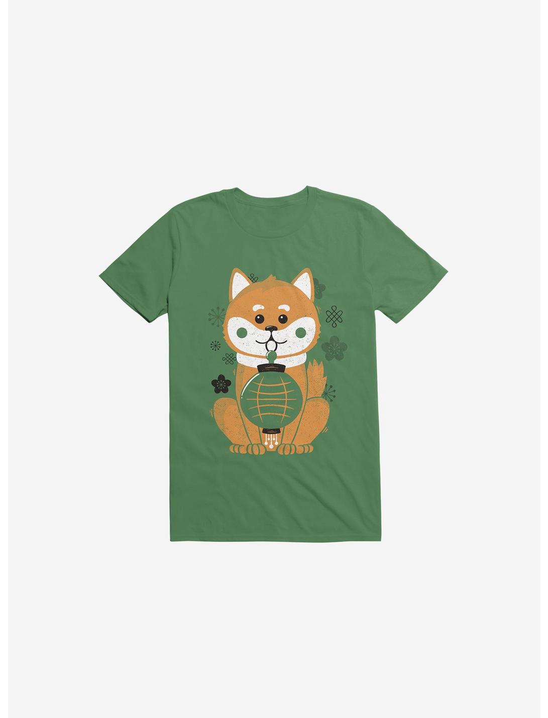 Happy Dog Year Kelly Green T-Shirt