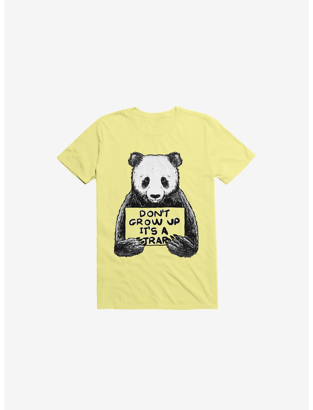 Don't Grow Up It's A Trap Corn Silk Yellow T-Shirt