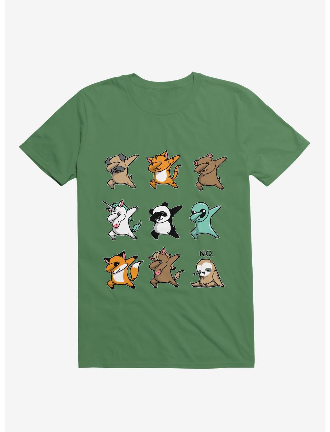 Dabbing Party Kelly Green T-Shirt