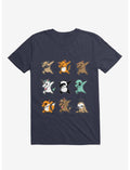 Dabbing Party Navy Blue T-Shirt