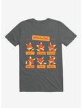 All The Fox I Give Charcoal Grey T-Shirt