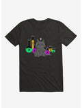 I Think My Cat Wants To Kill Me Black T-Shirt