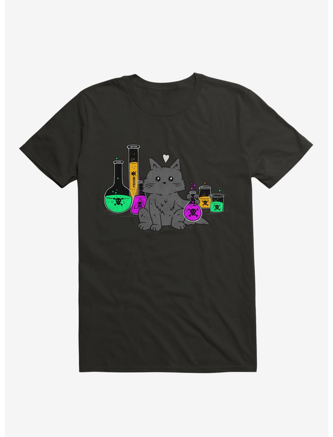 I Think My Cat Wants To Kill Me Black T-Shirt