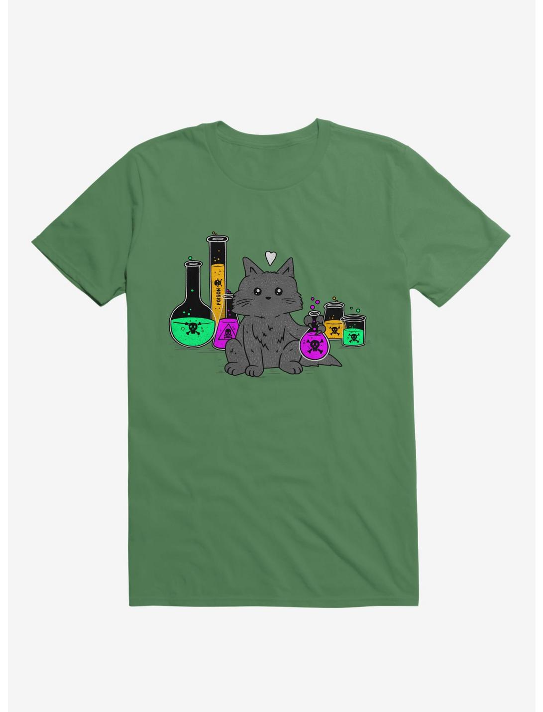 I Think My Cat Wants To Kill Me Kelly Green T-Shirt
