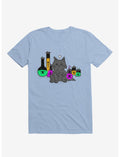 I Think My Cat Wants To Kill Me Light Blue T-Shirt