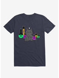 I Think My Cat Wants To Kill Me Navy Blue T-Shirt