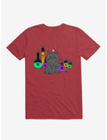 I Think My Cat Wants To Kill Me Red T-Shirt