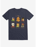Artist Dogs Navy Blue T-Shirt