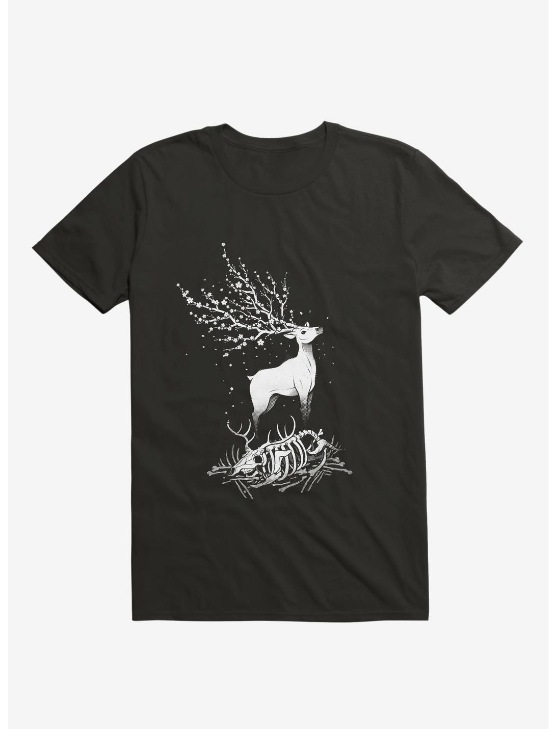Life After Death Reborn Deer Black T-Shirt