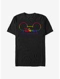 Disney Mickey Mouse Rainbow Pride Mouse Ears T-Shirt