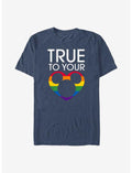 Disney Mickey Mouse True To Your Heart Rainbow T-Shirt