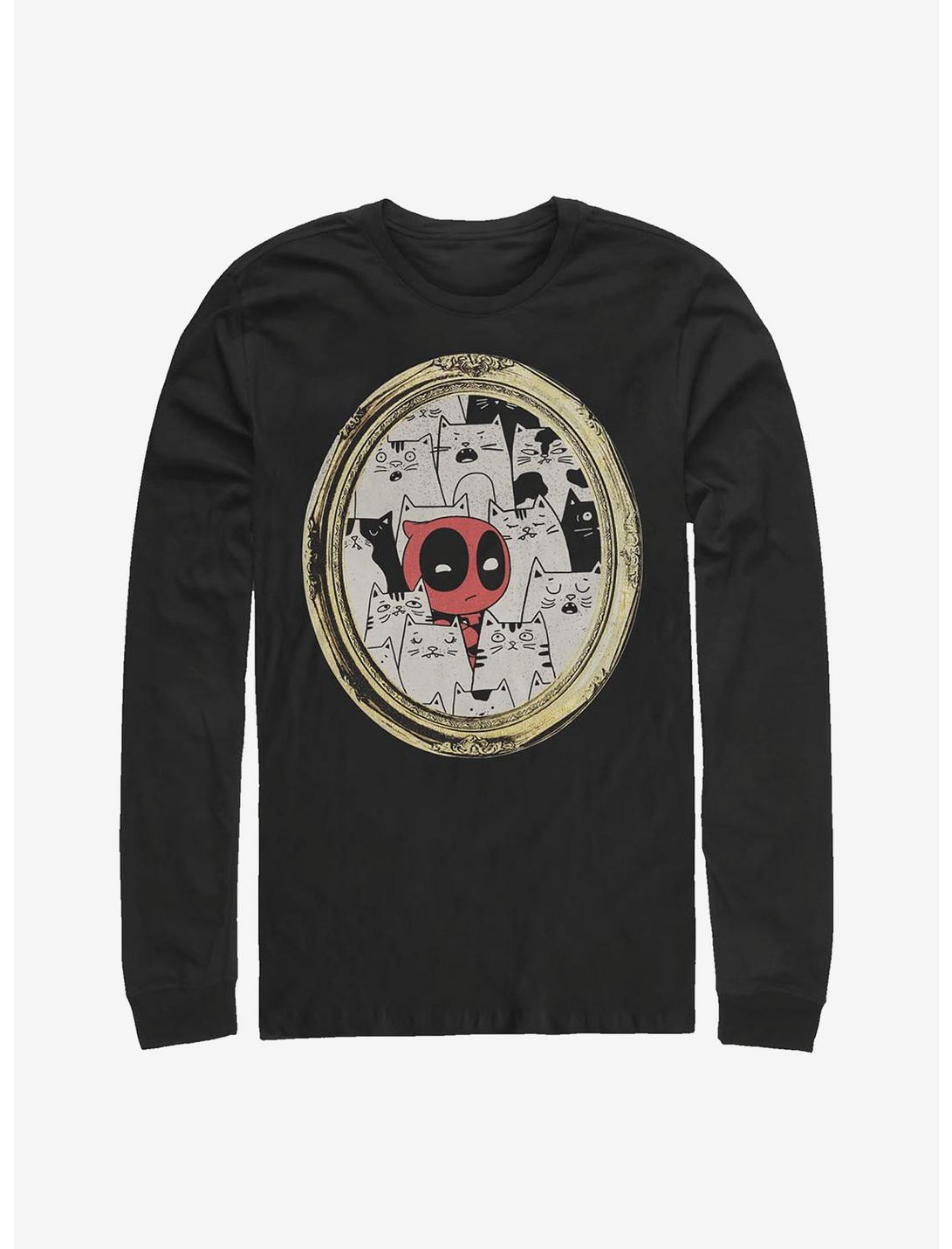 Marvel Deadpool Cats Rule Everything Around Me Long-Sleeve T-Shirt