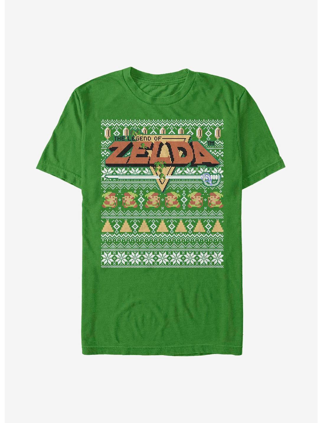 Nintendo Zelda Ugly Holiday Tight Forces T-Shirt