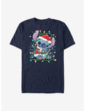 Disney Lilo & Stitch Holiday Lights T-Shirt