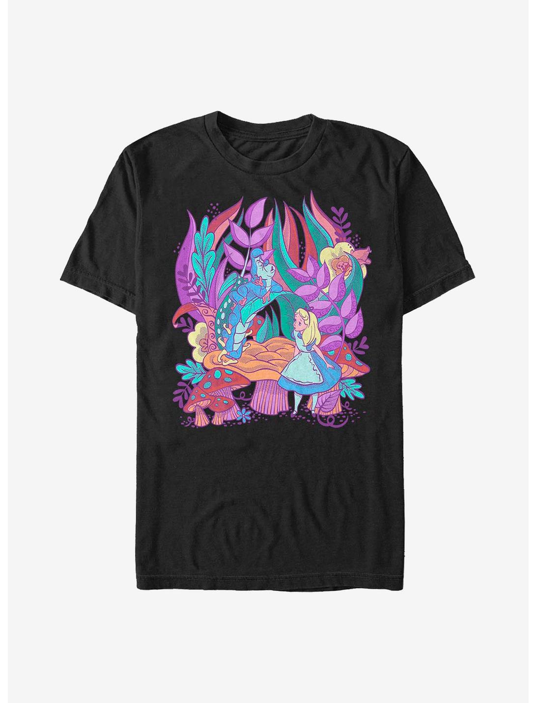 Disney Alice In Wonderland Neon Plants T-Shirt