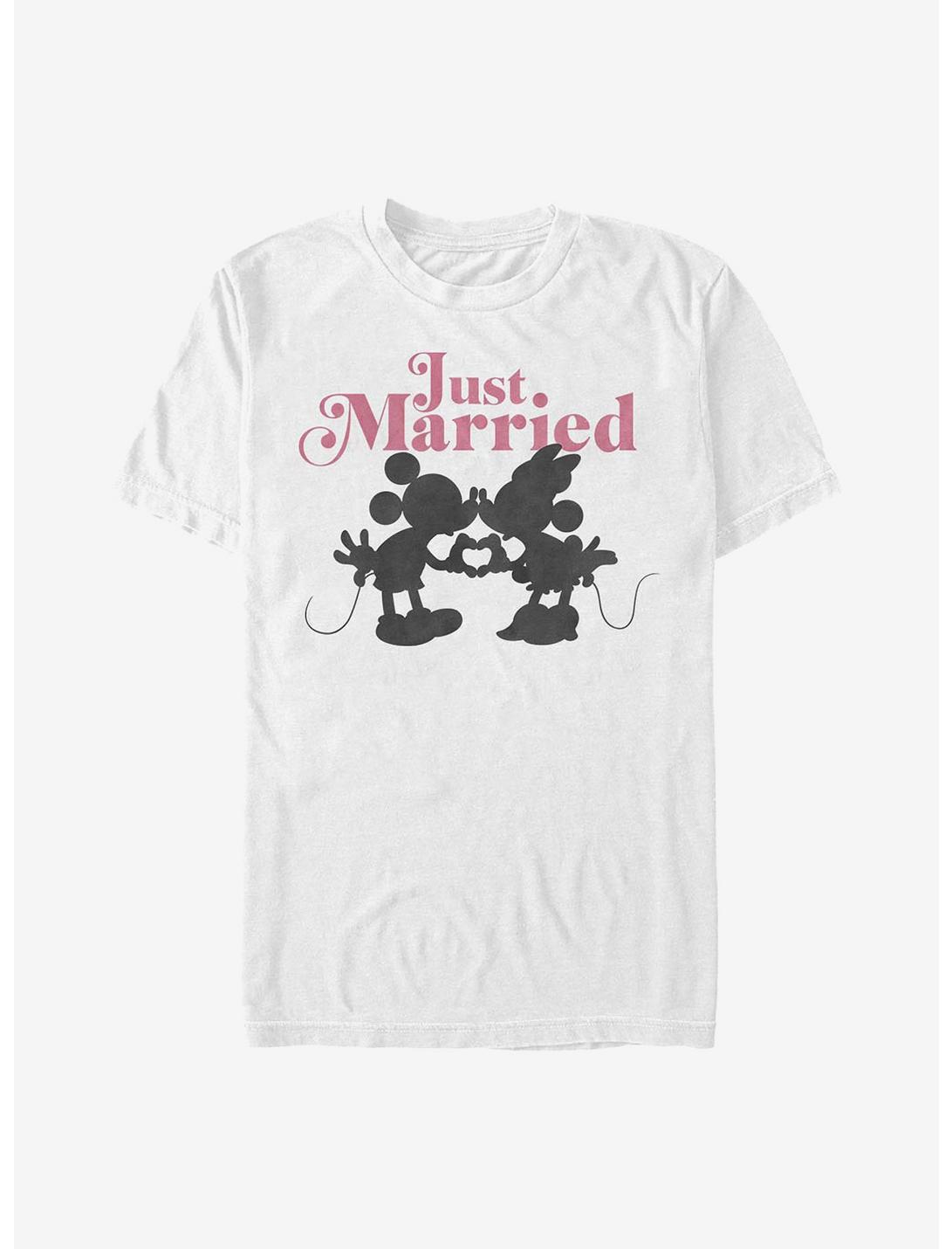 Disney Mickey Mouse Just Married T-Shirt