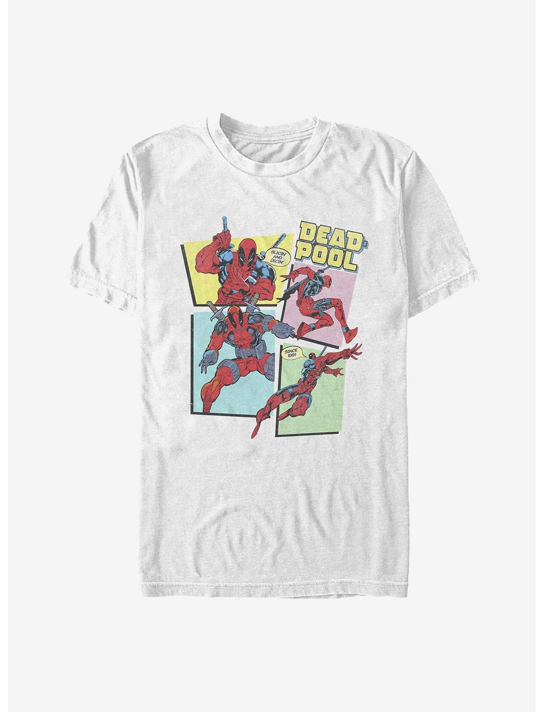 Marvel Deadpool 90's Group Panels T-Shirt