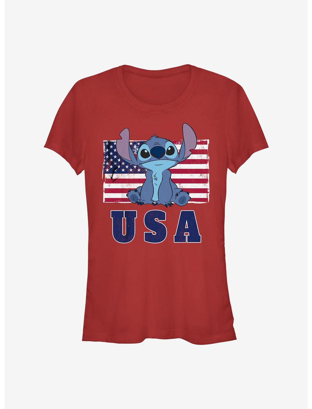 Disney Lilo & Stitch 'Merica Stitch Girls T-Shirt