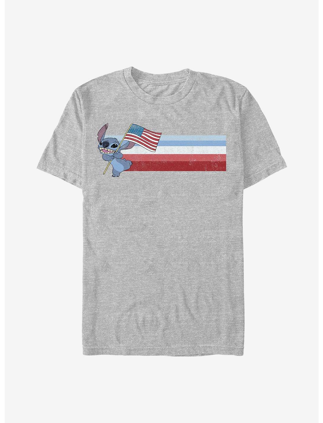 Disney Lilo & Stitch Flag Stitch T-Shirt