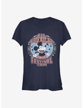 Disney Mickey Mouse All American Festival Tour Girls T-Shirt