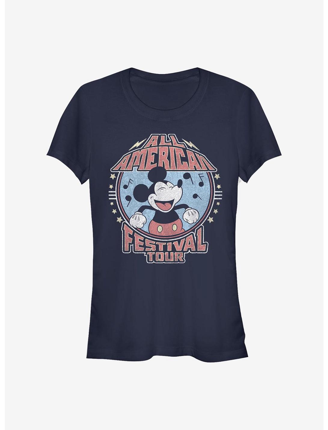 Disney Mickey Mouse All American Festival Tour Girls T-Shirt