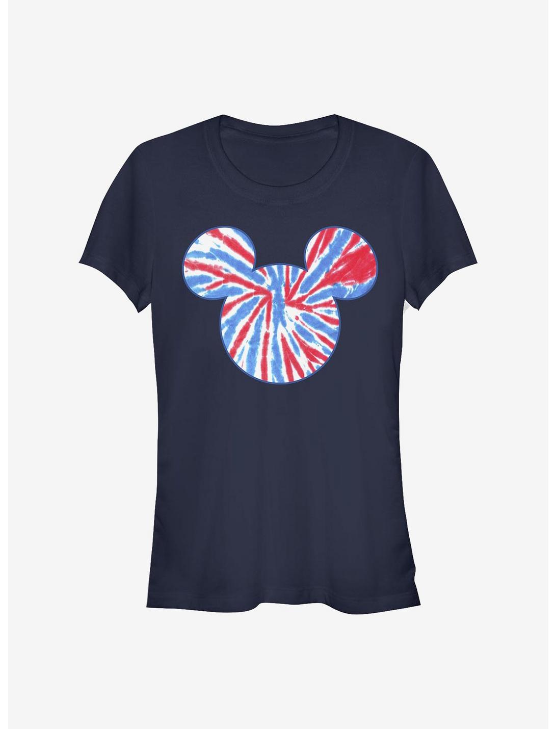 Disney Mickey Mouse Tie Dye America Girls T-Shirt