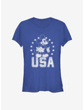 Disney Mickey Mouse USA Mickey Girls T-Shirt