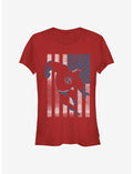 Disney Pixar The Incredibles Incredible Flag Girls T-Shirt