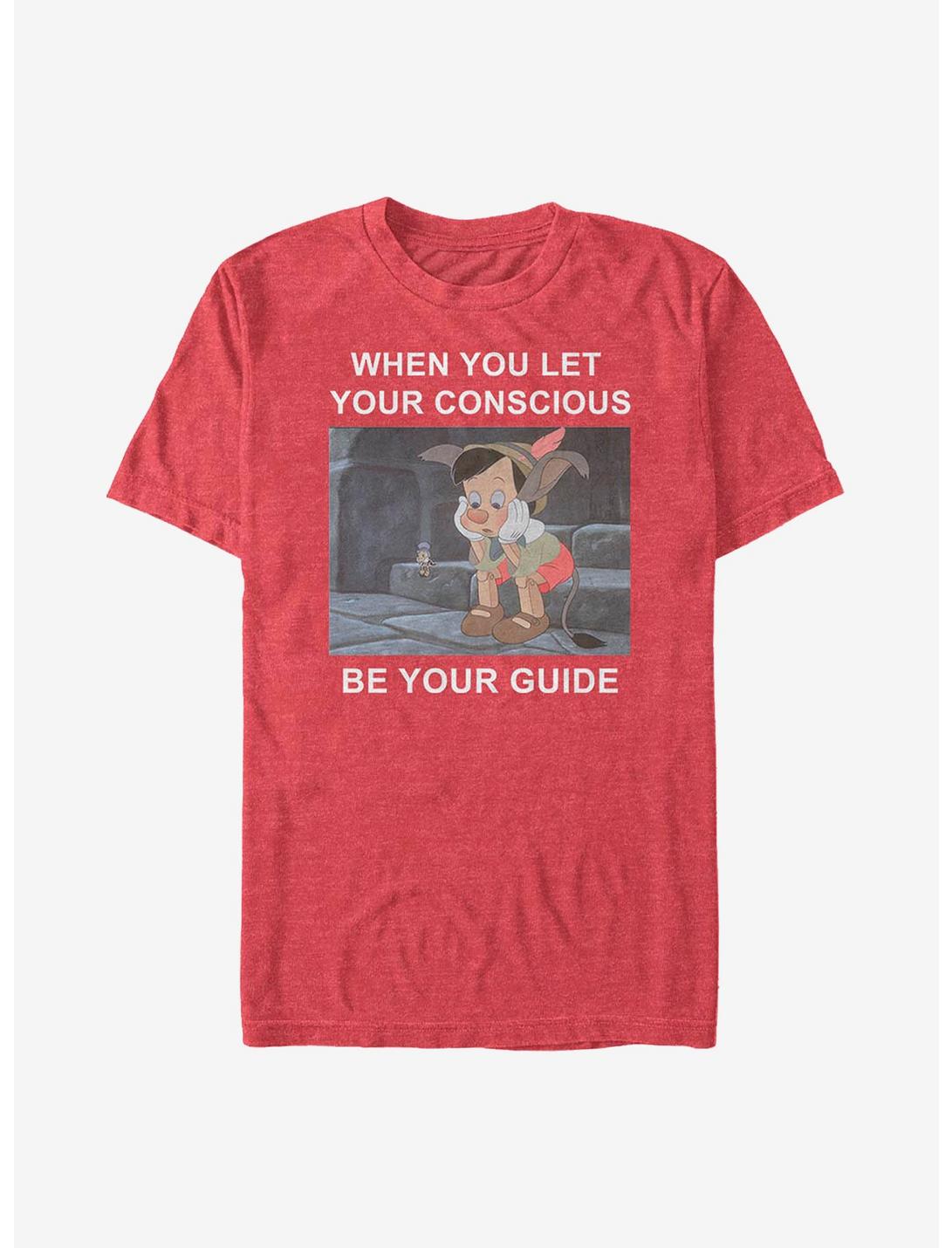 Disney Pinocchio Let Your Conscious Be Your Guide T-Shirt