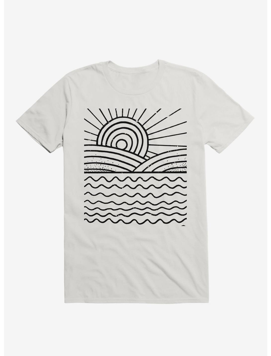 Ocean And Sun Art T-Shirt