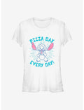 Disney Lilo & Stitch Pizza Day Every Day Girls T-Shirt