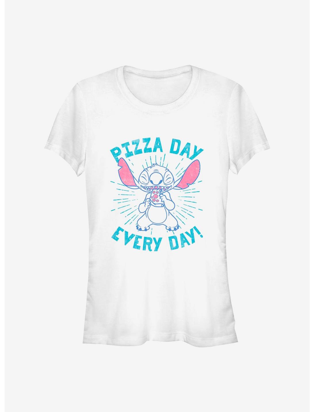 Disney Lilo & Stitch Pizza Day Every Day Girls T-Shirt