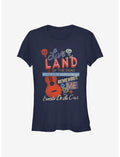 Disney Pixar Coco Live In The Land Of The Dead Girls T-Shirt