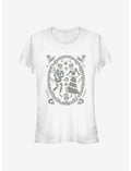 Disney Pixar Coco Paper Art Oval Girls T-Shirt